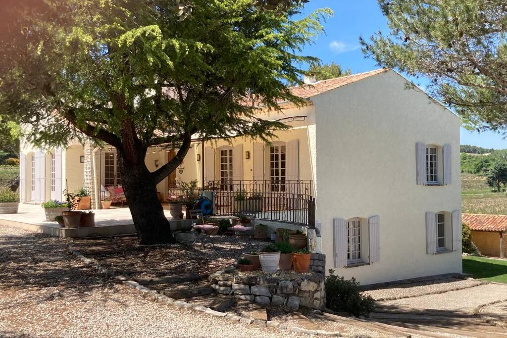 Le clos des pins, vue mont Ventoux Roaix Exterior foto