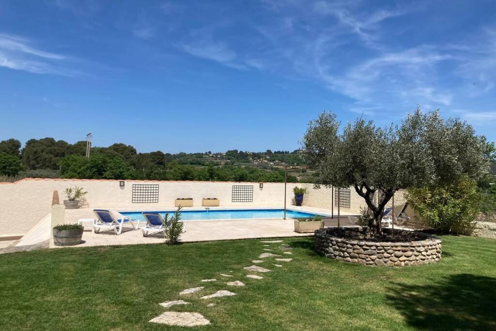 Le clos des pins, vue mont Ventoux Roaix Exterior foto